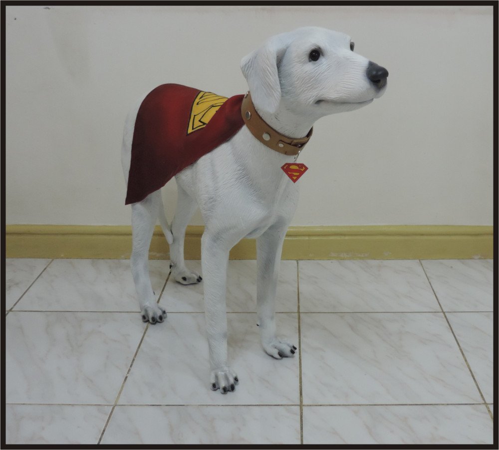Custom Made Life Size Classic Superdog Krypto Superhero Statue Prop