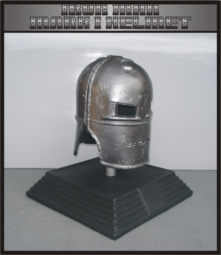 Custom Made Iron Man Mk1 Life size Helmet Superhero Prop