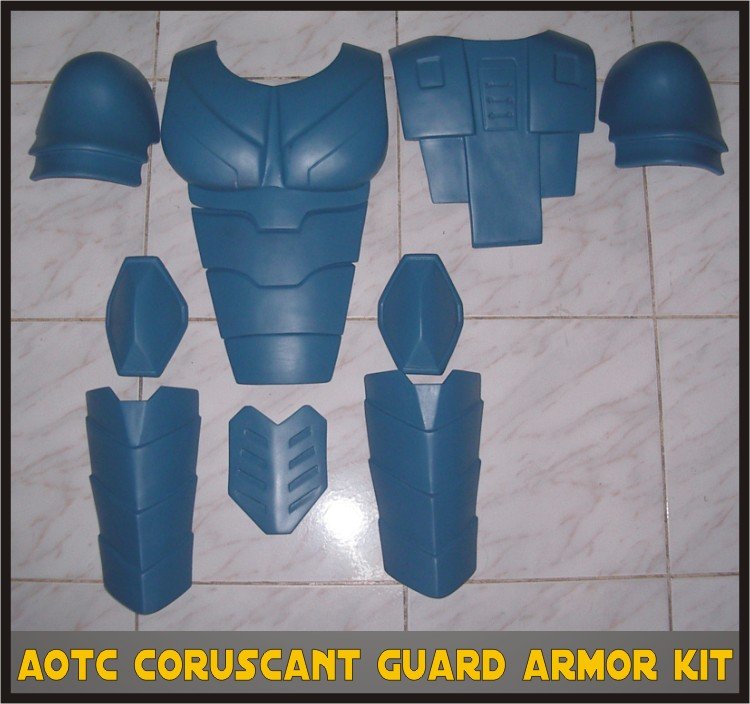 Custom Made Star Wars Coruscant Senate Guard AOTC Life Size Armor Prop Kit