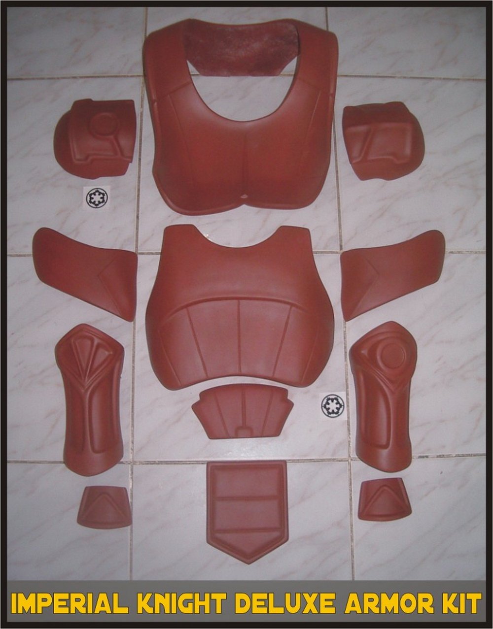 Custom Made Star Wars Imperial Knight Star Wars Men's Deluxe Life Size XXL Armor Prop Kit