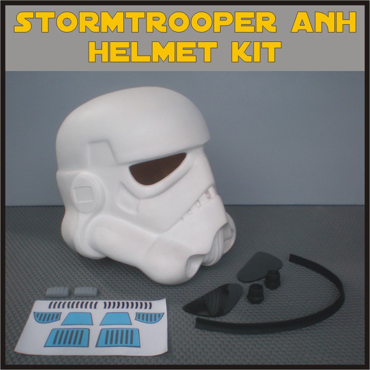 Custom Made Star Wars Stormtooper ANH/ESB Life Size Helmet Prop Kit