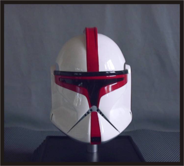Custom Made Star Wars Clone Trooper AOTC Captain Adult Size Helmet Prop