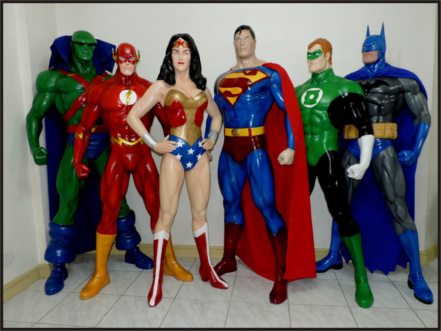 Custom Made Life Size Justice League Statue Prop