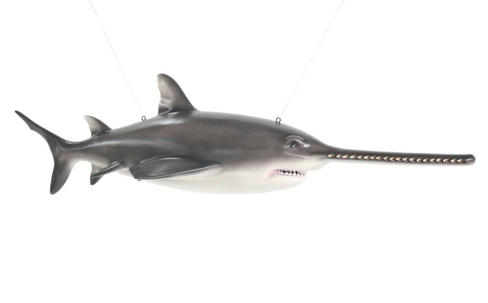 Life Size 7' Sawfish Carpenter Shark Statue