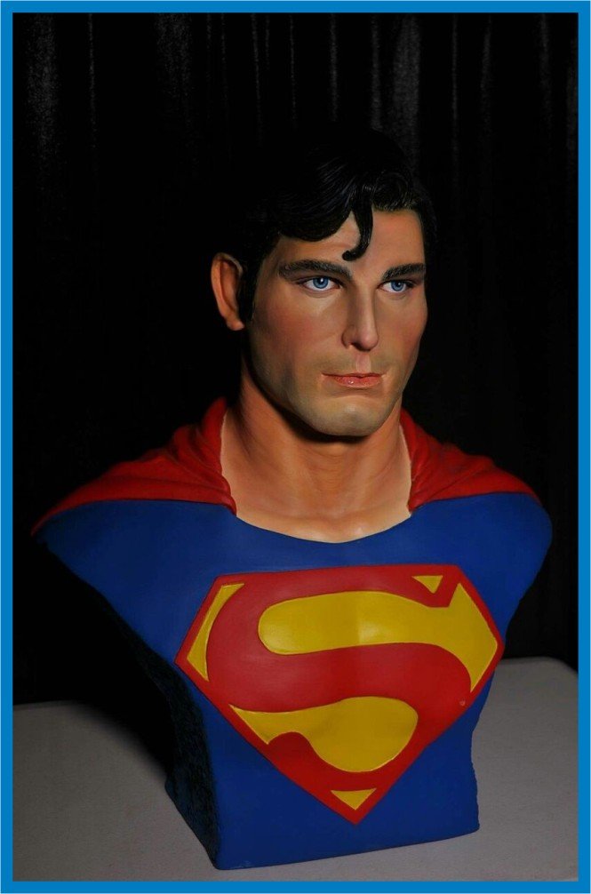 christopher reeve superman bust