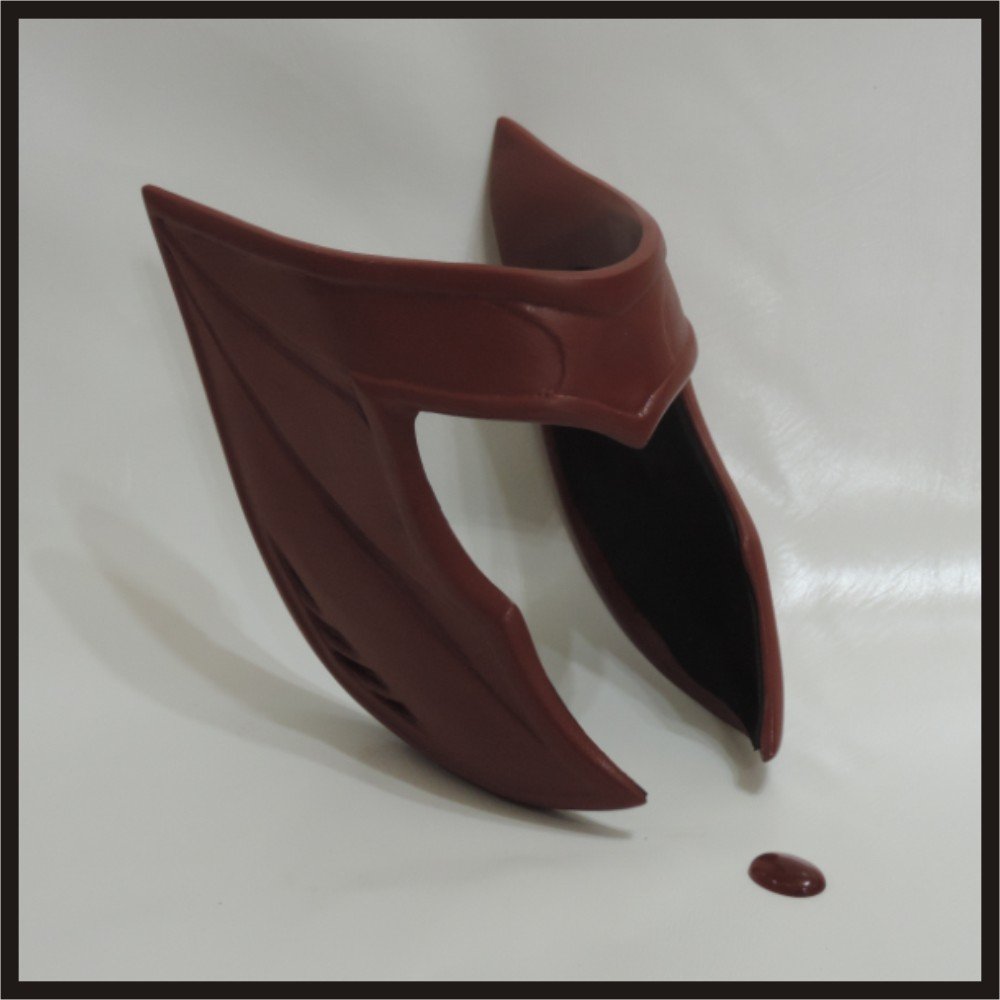 Custom Made Scarlet Witch Life Size Demi-Helmet/Mask Superhero Prop