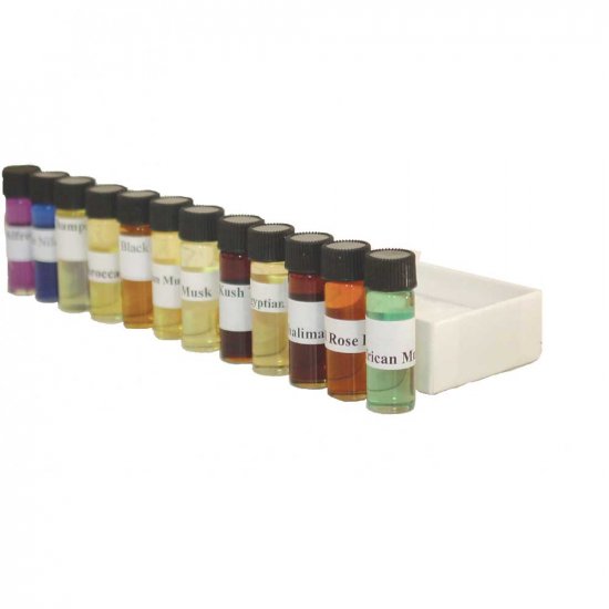 Top 12 Afrikan Oils 1/8 oz (1 dram)