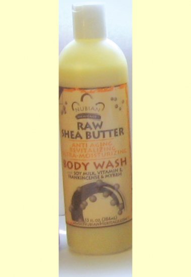 RAW SHEA BUTTER BODY WASH - 13 oz.