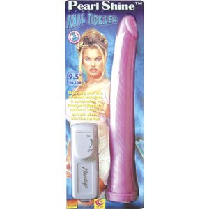 9.5" Metallic Purple PearlShine Multi-Speed Anal Tickler