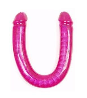 17½ inch Bendable Double Dong with Spine