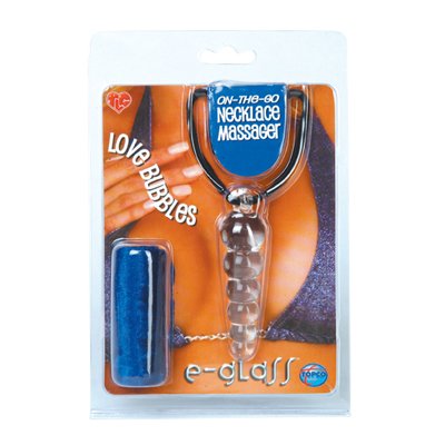 E-Glass Love Bubbles Necklace Massager