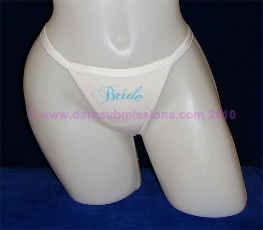 Victoria's Secret Bridal Bride Thong!