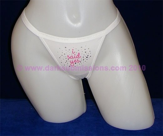 Victoria's Secret Bridal I Said Yes Thong!