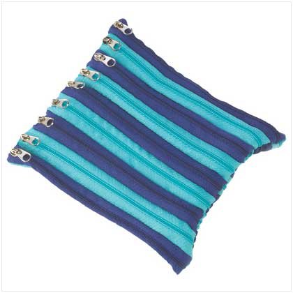 Aqua Blue Zipper Pouch