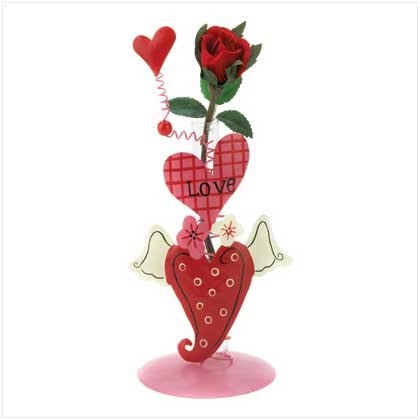 Playful Romance Bud Vase