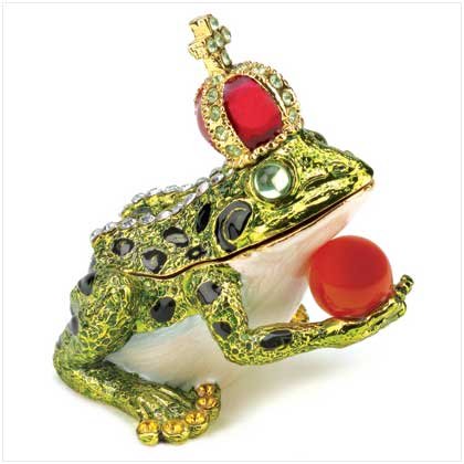 Frog Prince Trinket Box