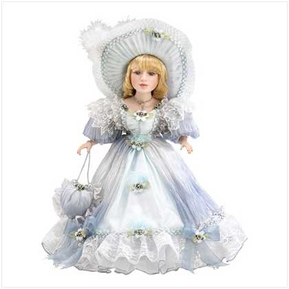 Blue Bonnet Victorian Doll