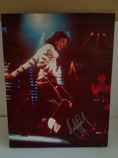 MICHAEL JACKSON 16X20 CANVAS MOUNTED PHOTO