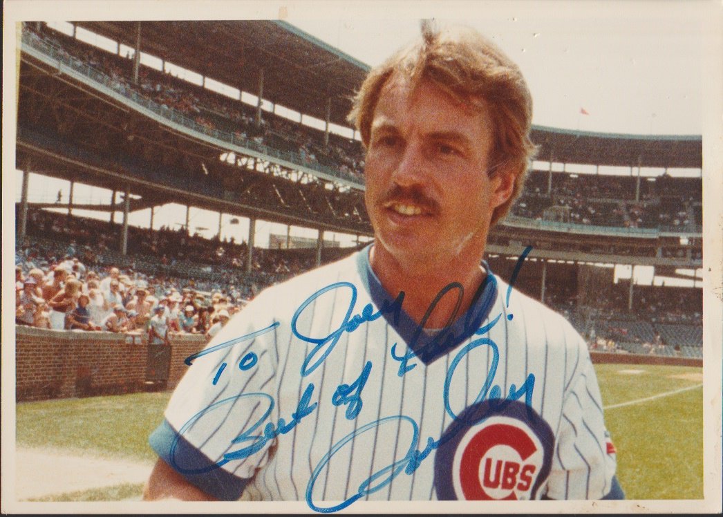 Ron Cey Autograph Snapshot Chicago Cubs Third Base
