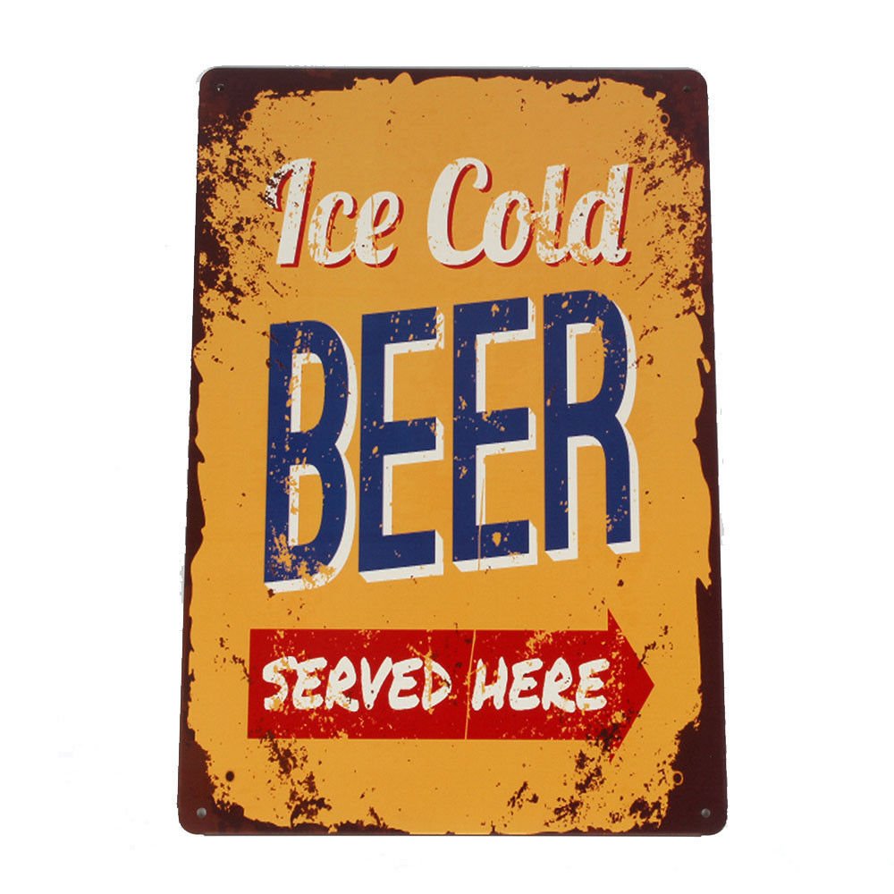 Hot Metal Tin Signs Vintage Plaque Club Wall Decor Pub Bar Home Shop Poster Art