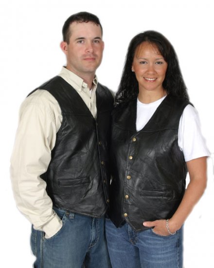 LEATHER VEST