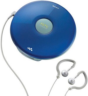 Sony Psyc CD Walkman Portable Compact Disc Player With Tuner - Blue Finish - DFJ040PSBLU