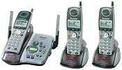 PANASONIC KX-TG5433M 5.8GHz 3 Handset Digital Cordless System