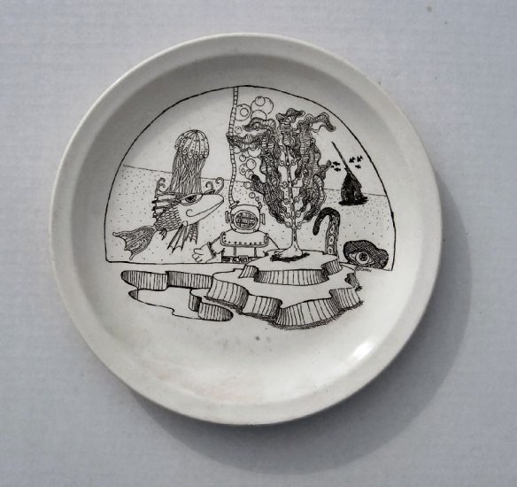 Decorative Glass Plate