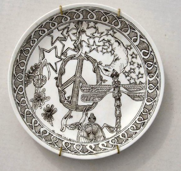 Decorative Glass Plate