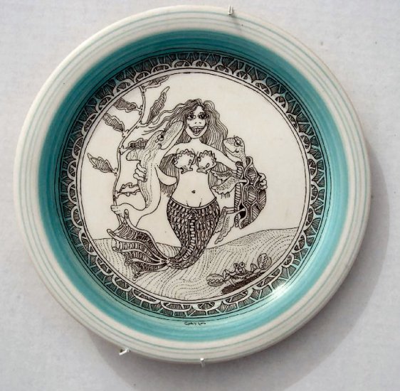Decorative Glass Plate