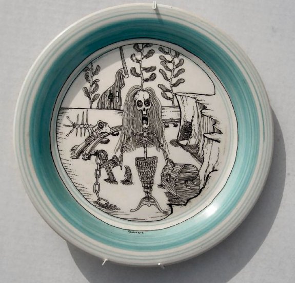 Decorative Glass Plate