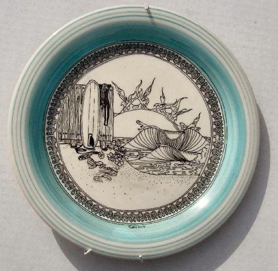 Decorative Glass Plate