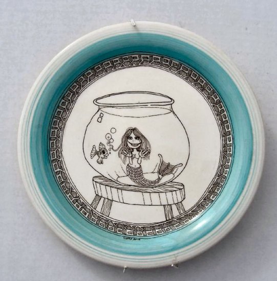 Decorative Glass Plate