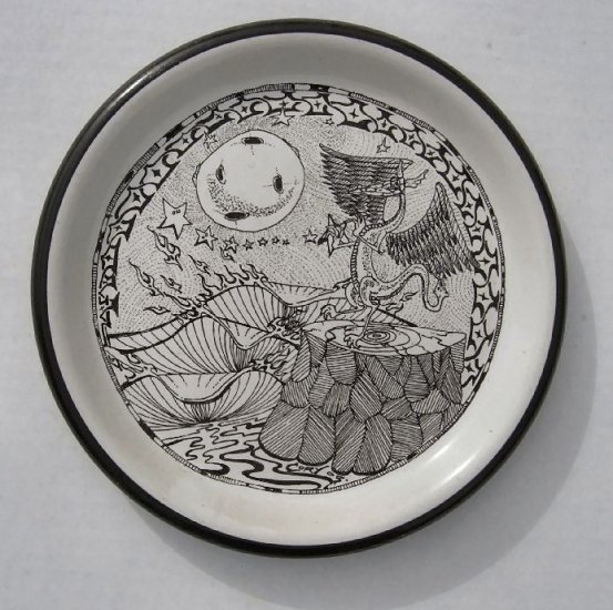 Decorative Glass Plate