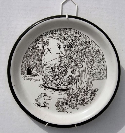 Decorative Glass Plate