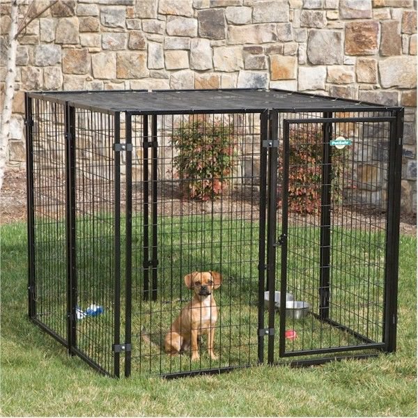 Fence Master Cottageview Dog Kennel Outdoor 5' W x 5' D x 4' H