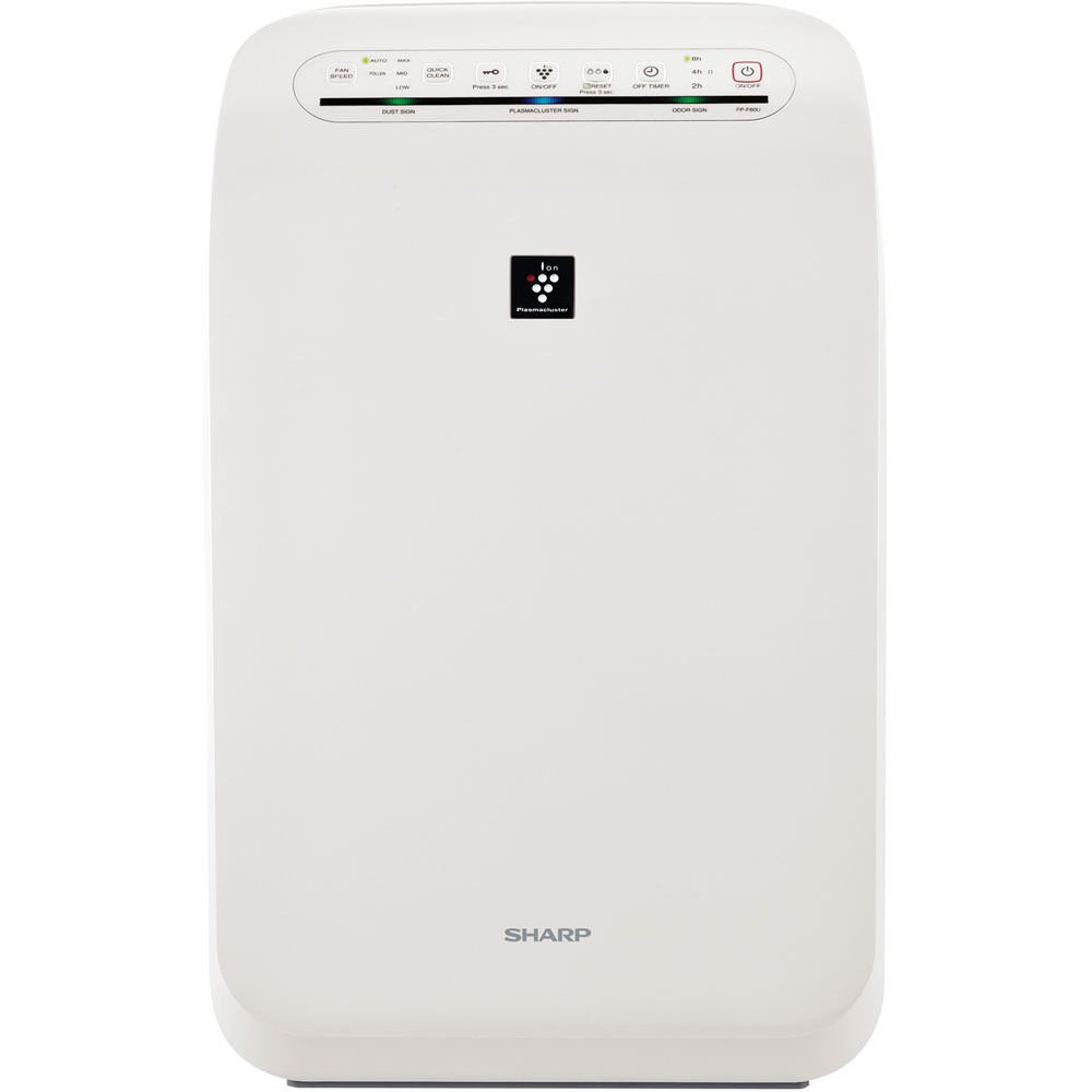 Sharp FP-F60UW Air Purifier w/HEPA Filter 3 Fan Speeds Library Quiet 280 Sq Ft