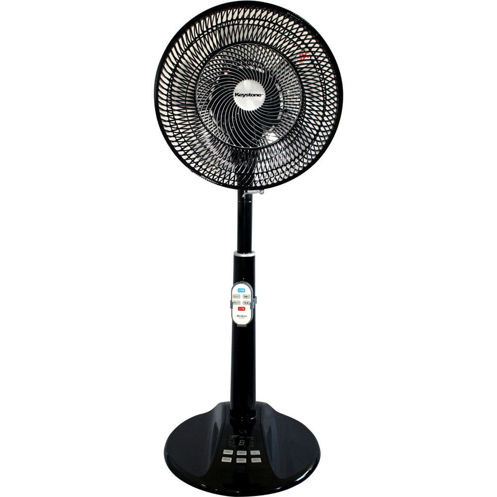 Keystone KSTFD125AG Gun Metal 12" Table Floor Air Accelerator Pedestal Fan