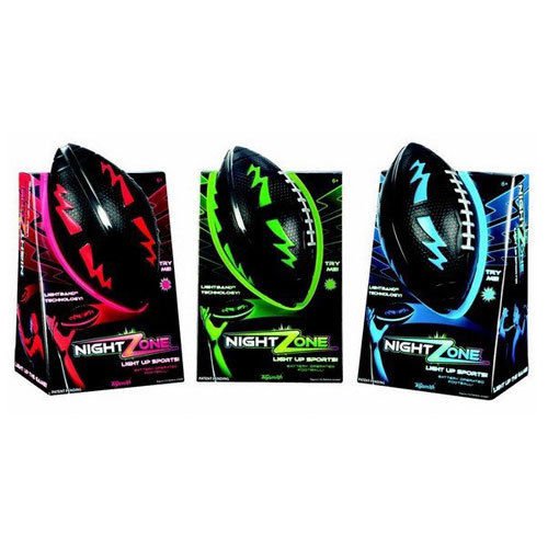 Wild Planet Nightzone Battery-Operated Football Various Colors Lightband