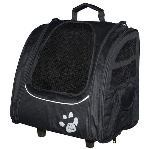 Pet Gear I-GO2 Traveler Pet Carrier Blue Carrier Backpack Car Seat Rolling Bag