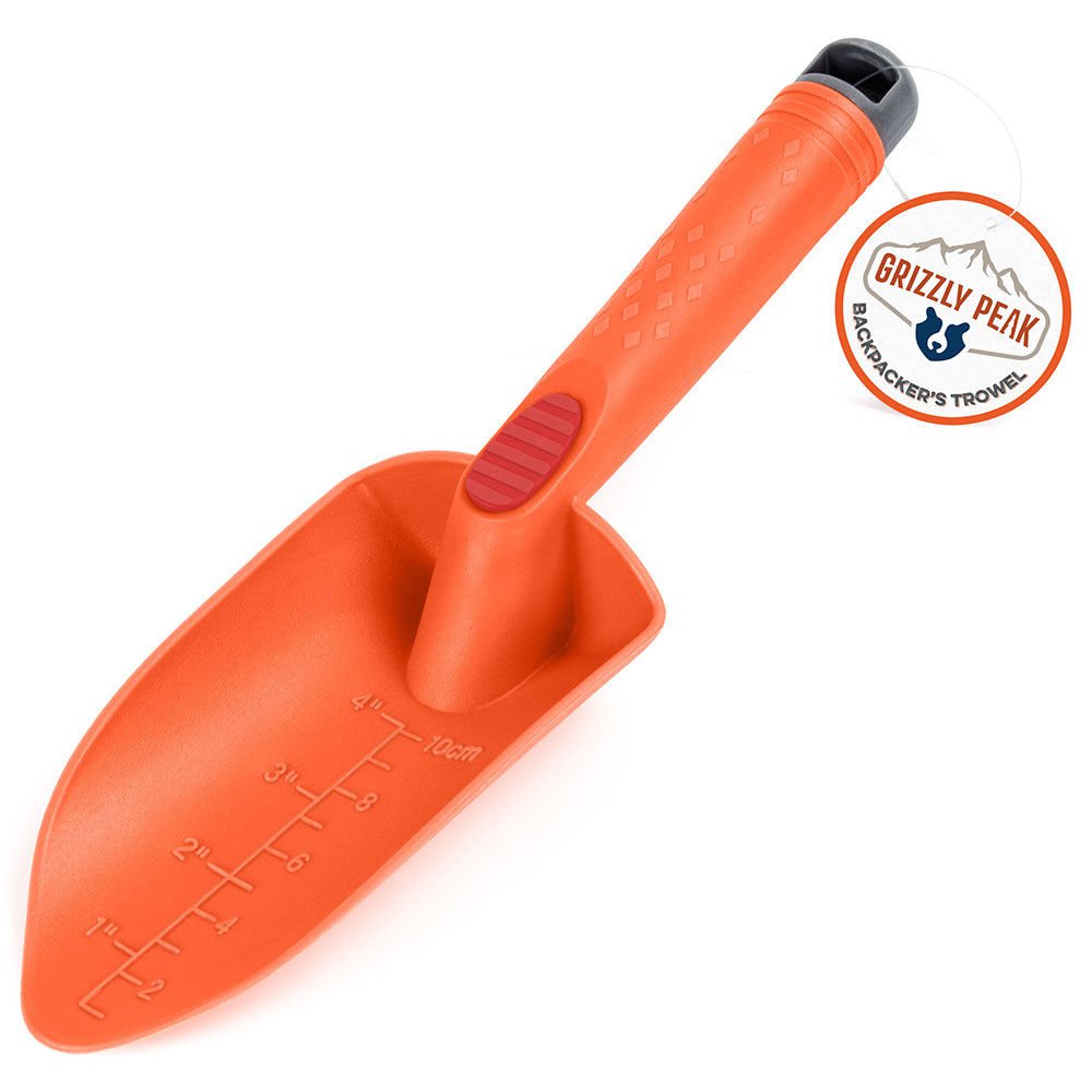 Grizzly Peak Backpackers Trowel Orange & Gray
