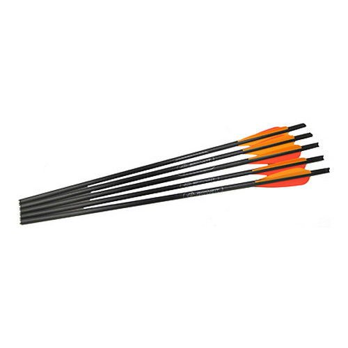 Barnett Crossbow Arrows 20", Carbon, Per 5, Half-Moon Nock w/Field Points 16075