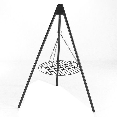 Tripod Grilling Set with 19" Cooking Grate by Sunnydaze 46" Tall