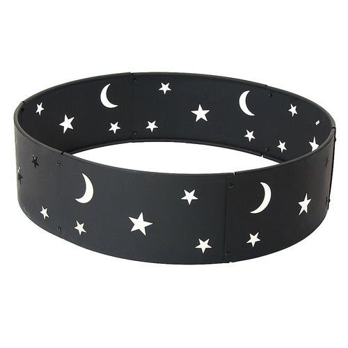 Sunnydaze 36" Cosmic Stars and Moon Campfire Ring