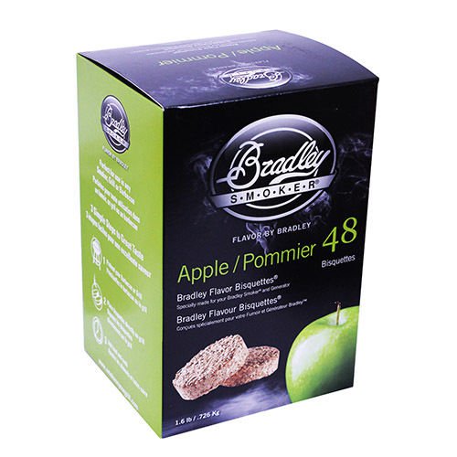 Bradley Technologies Smoker Bisquettes Apple 48 Pack