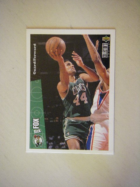 1996 Upper Deck Collector's Choice Rick Fox Boston Celtics #9