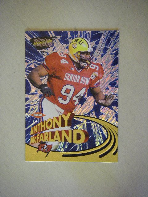 1999 Pacific Revolution Rookie Anthony McFarland Tampa Bay Buccaneers #166
