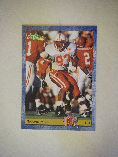 1993 Classic NFL Draft Travis Hill Cleveland Browns #79