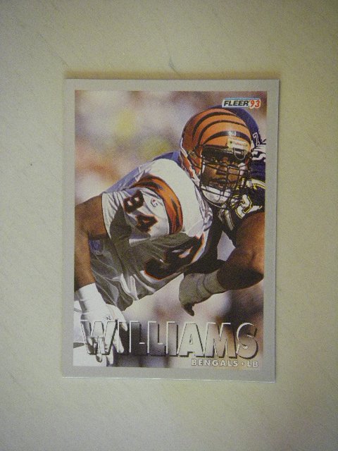 1993 Fleer Alfred Williams Bengals #167