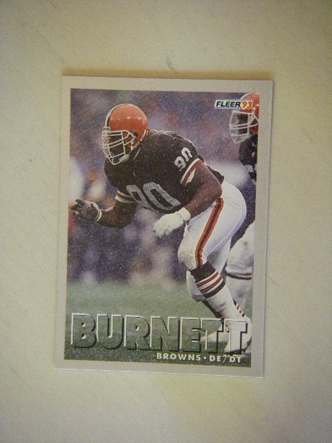 1993 Fleer Rob Burnett Cleveland Browns #164